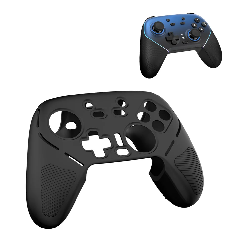 Funda de silicona con agarre para GameSir Super Nova, controlador de juego inalámbrico, funda de silicona de piel suave antideslizante, funda protectora completa - imagen 2