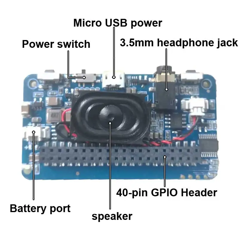 Kit de módulo de sombrero de juego Raspberry Pi Zero 2W, LCD de 1,54 pulgadas con funda, función de carga de altavoz para Raspberry pi Zero/Zero con Zero 2w - imagen 4