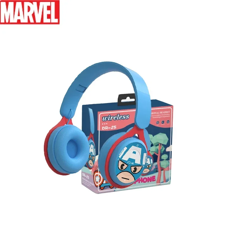 Disney-auriculares inalámbricos Marvel Y08 Steel Mickey, audífonos estéreo plegables con Bluetooth Surround y micrófono para ordenador portátil - imagen 3