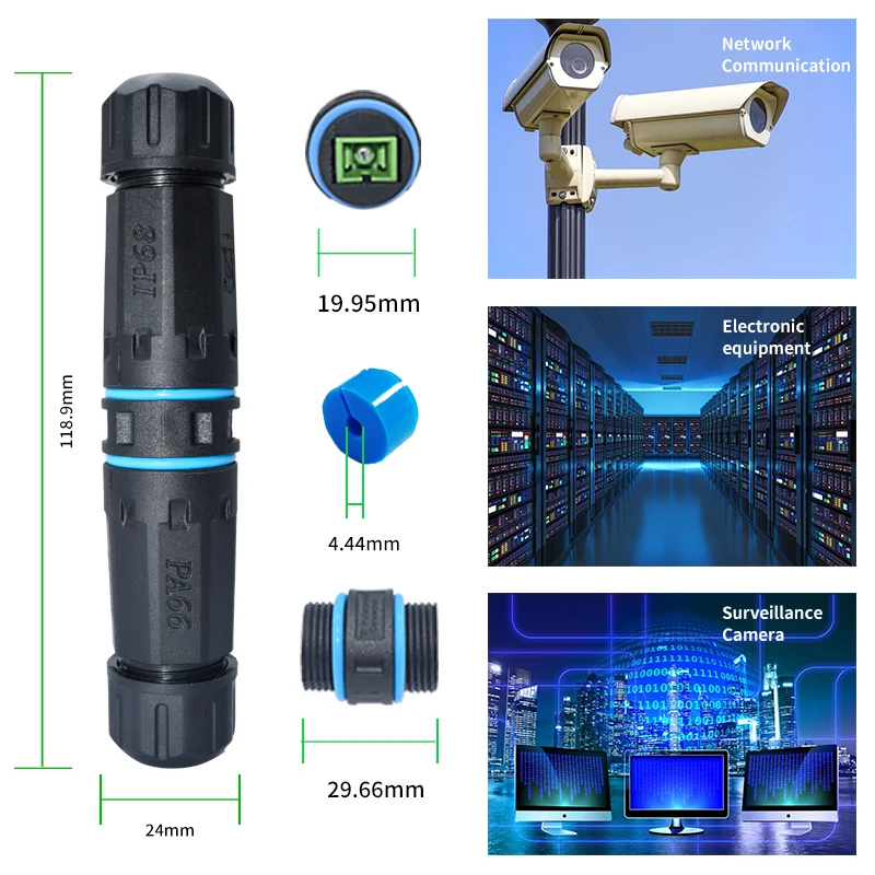 Conector impermeable de fibra óptica SC UPC monomodo SC APC, conector rápido de fibra óptica FTTH, conector rápido de cable de fibra SC - imagen 5