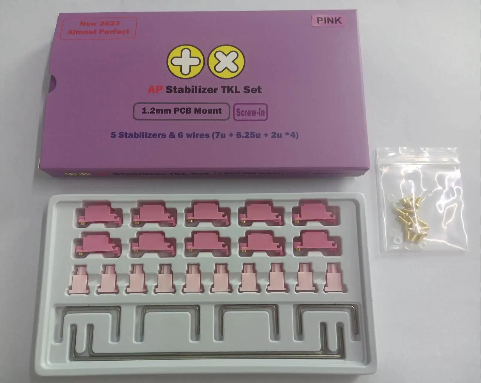 TX-tornillo estabilizador montado en PCB, 1,6 T, Teclado mecánico, Stabs para teclado Tofu60, bricolaje, última versión - imagen 4