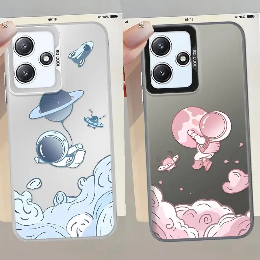 Funda para Xiaomi Redmi 13C A4 A3x 13 12C 12 14C A1 A3 A2 Plus funda suave lindo astronauta espacial