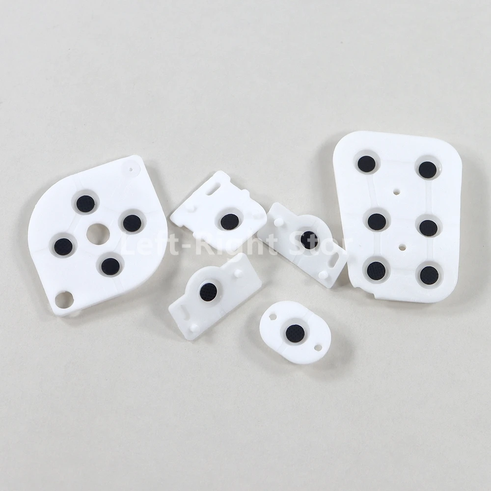 50 juegos de almohadillas de goma de silicona conductora de repuesto A B X Y D Pad botones para controlador Nintendo N64 Joy Pad botón conductor - imagen 5