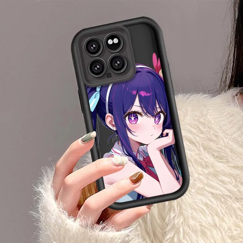 Chica de Anime Hoshino para Xiaomi Mi 17 15 14 13 12 11 12T 13T 14T Pro Max Lite NE 5G funda de teléfono con escalera de ojos - imagen 4