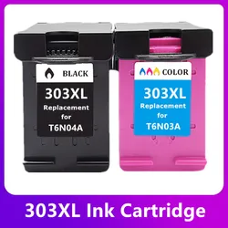 Cartucho de tinta 303XL para impresora, Compatible con HP303, HP 303, HP Envy 6220, 6222, 6230, 6234, 6252, 6255, 7120, 7130, 7132, 7155