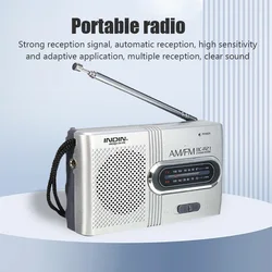 BC-R21 Reproductor AM/FM portátil con altavoz y auriculares 3,5 mm
