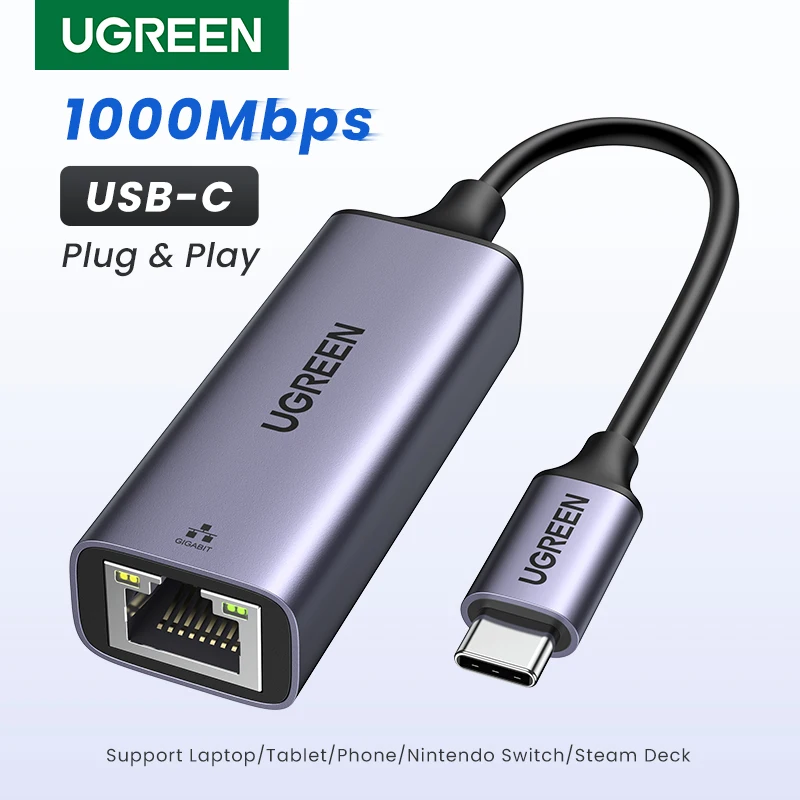 UGREEN Adaptador Ethernet USB-C Gigabit MacBook iPad - imagen 4