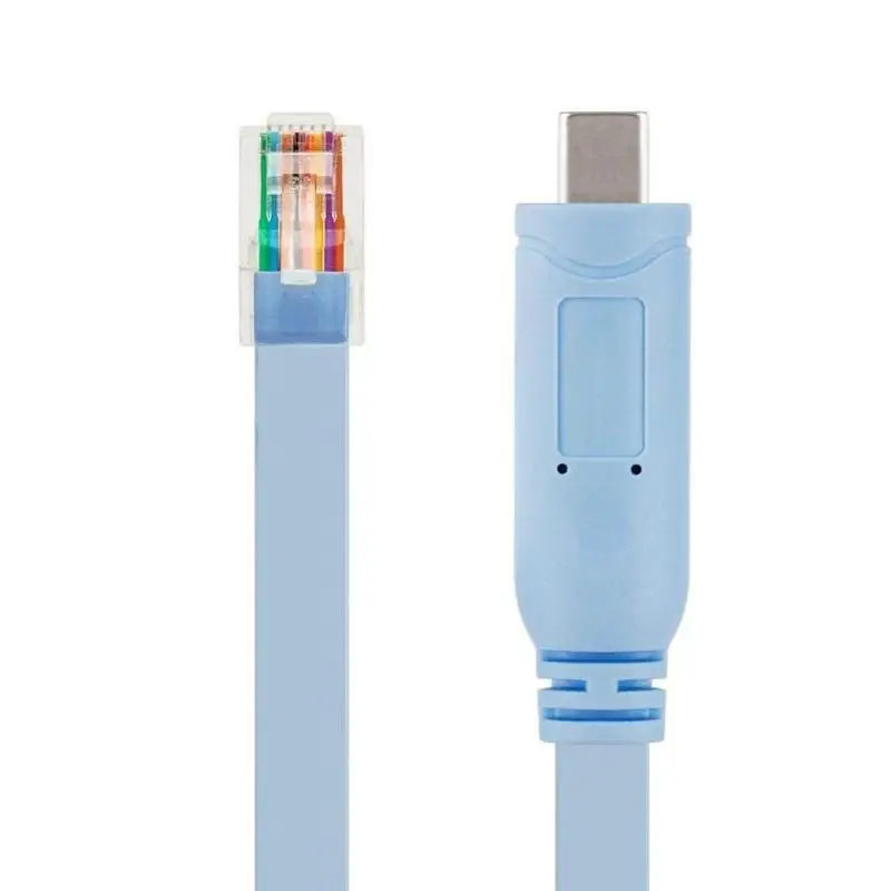 Cable consola R53C, 6 pies USB Tipo C a RJ45 Adaptador serial Convertidor esencial para ubicuidad TP-Link Router - imagen 2