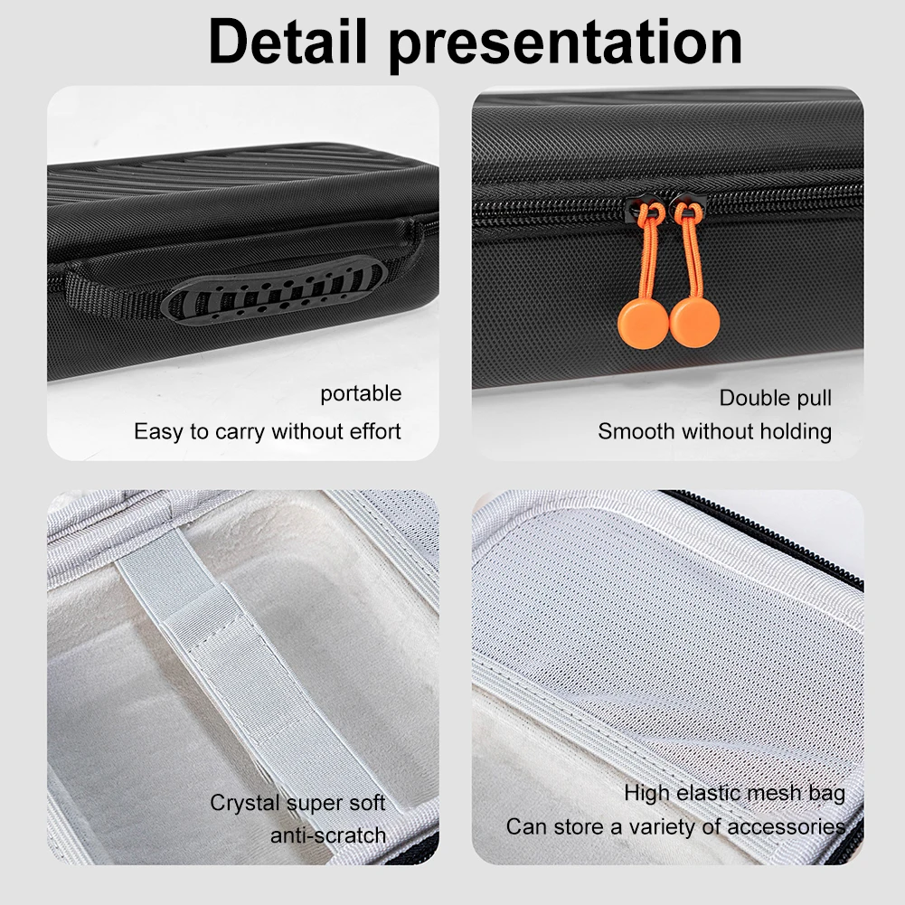 Estuche rígido para Mac Mini M4, organizador de Estuche de transporte de viaje, bolsa de almacenamiento a prueba de golpes, organizador de teclado antiarañazos para Mac Mini M4 - imagen 5