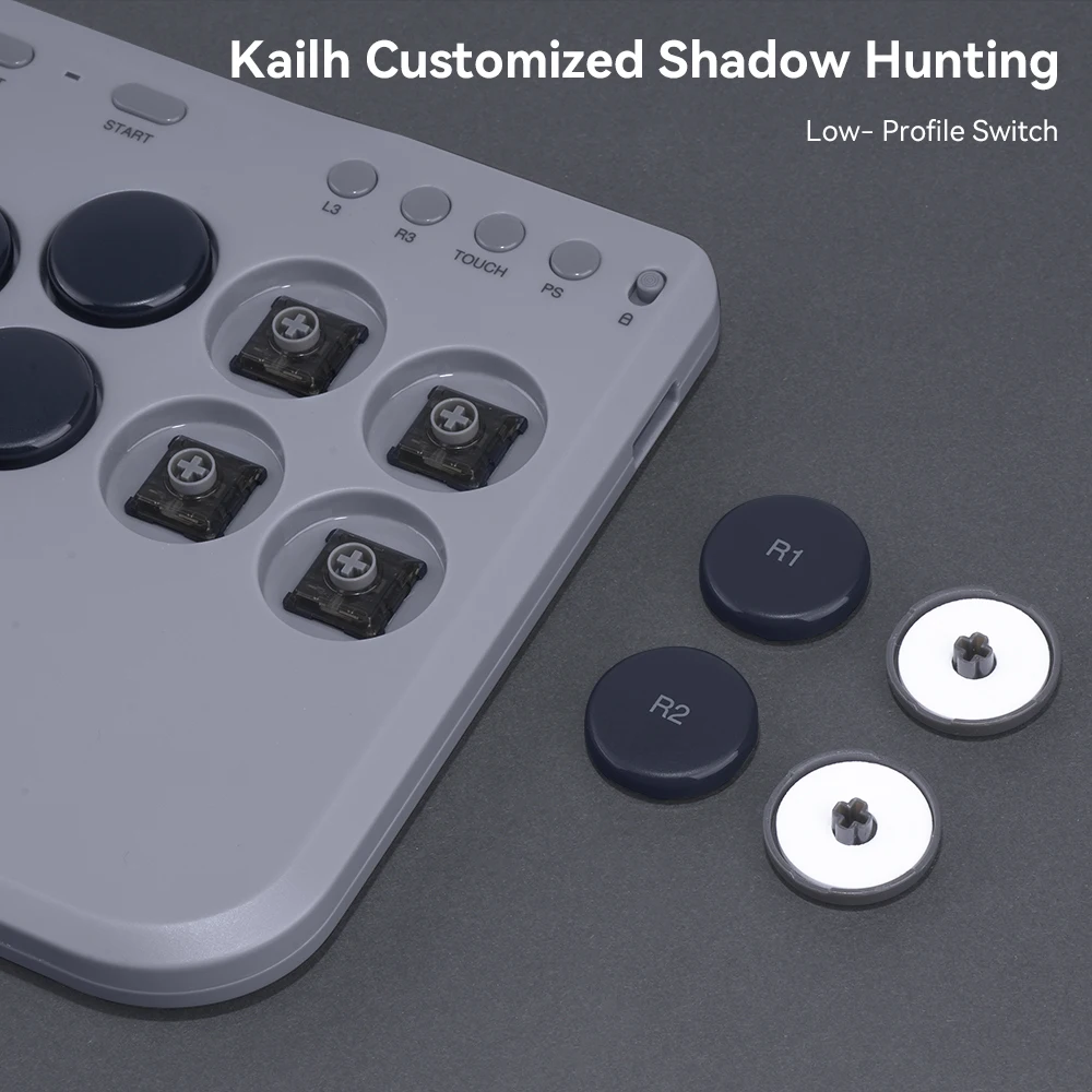 Haute42-COSMOX Kailh, interruptores de perfil bajo personalizados para caza de sombras, interruptores de teclado mecánico para controlador sin palanca - imagen 4