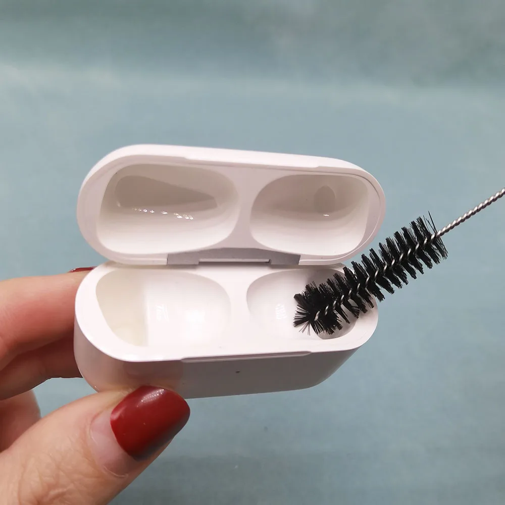 Cepillo de limpieza para Airpods, Xiaomi, Huawei, Samsung, auriculares Bluetooth, estuche, Herramientas de limpieza de algodón - imagen 2