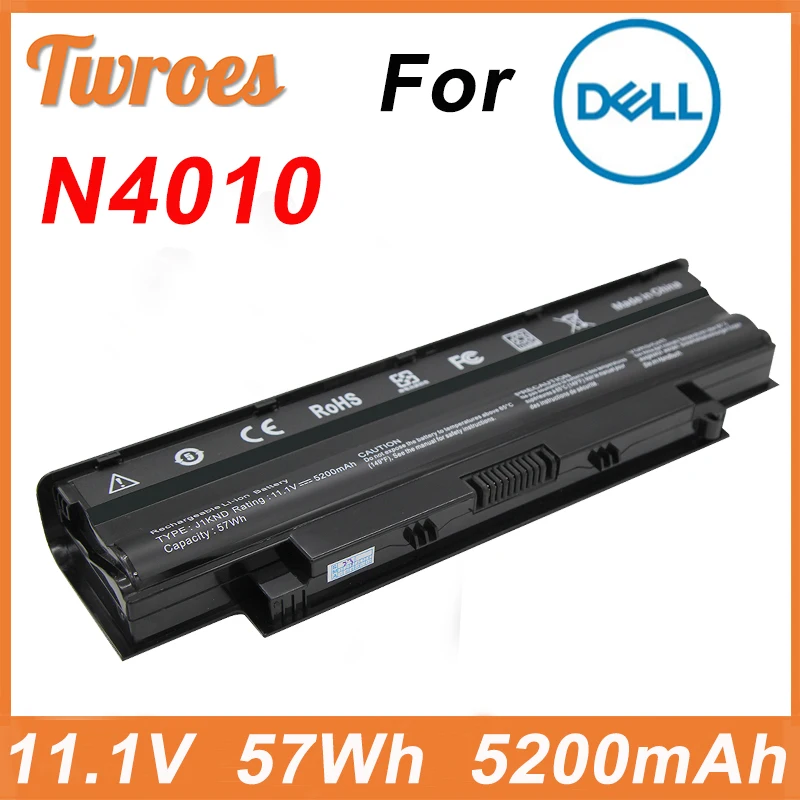 Batería de ordenador portátil N4010, 11,1 V, 57WH, 5200mAh, para Dell Inspiron J1KND N5110, N5010, N5050, M5110, N7110, N5040, Vostro 1440/1540/2520/3450