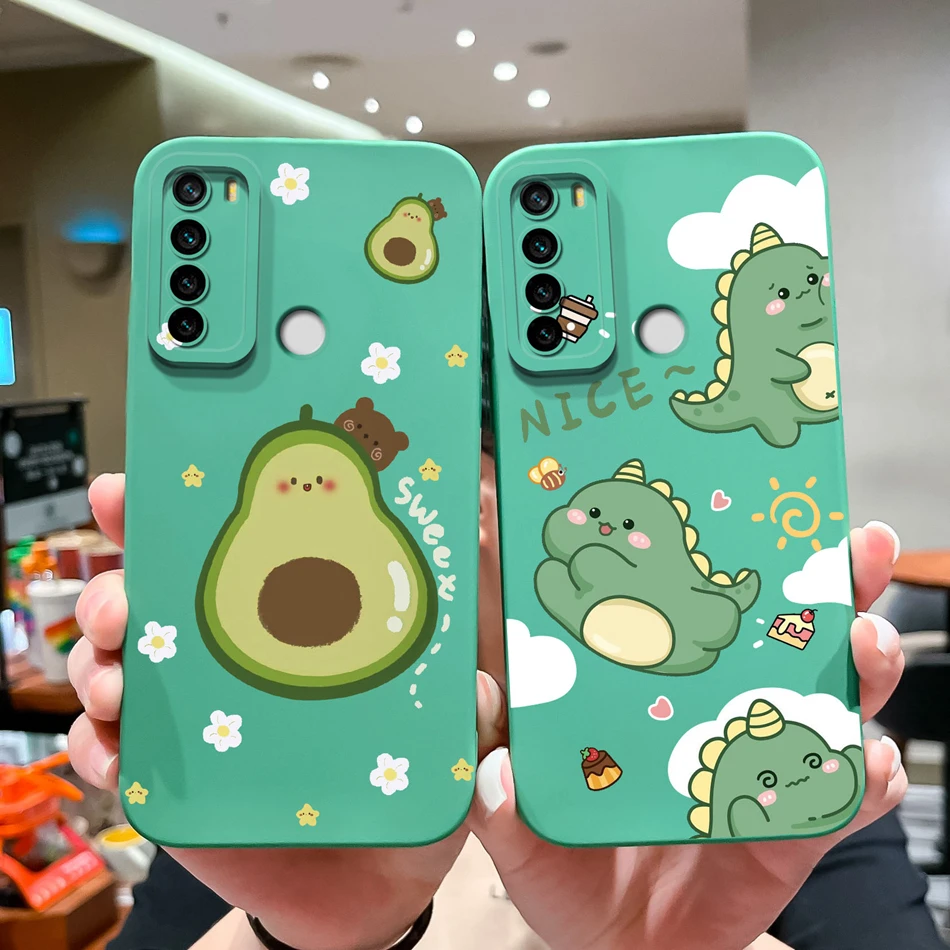 Funda suave para teléfono Redmi Note 8 Pro, bonita funda Original de silicona líquida, protección completa anticaída para Xiaomi Redmi Note 8 8Pro - imagen 4