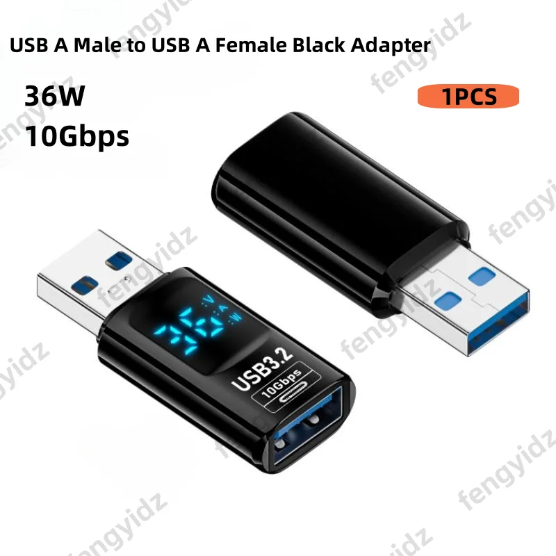 Adaptador de pantalla Digital USB 3,2, convertidor USB macho a USB hembra de 10Gbps, adaptador USB C de transferencia de datos de carga rápida para PC y portátil - imagen 2