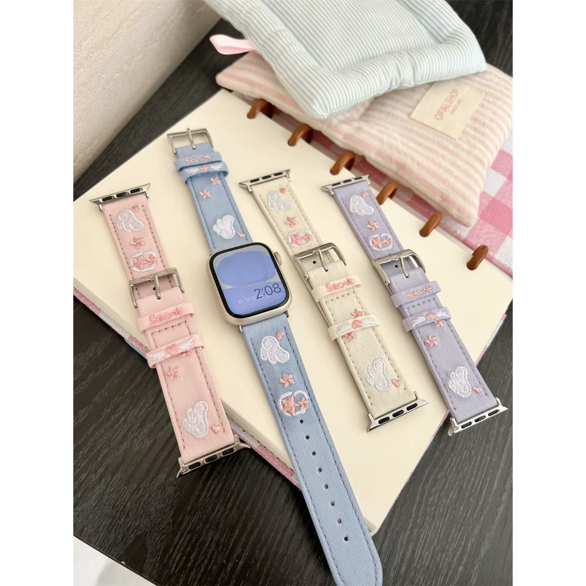 Correa de reloj para Apple Watch 42/44/45/46/49mm 40/41mm reloj de moda de cuero PU para reloj Ultra3/2 SE3/4/5/6 serie 11/10/9/8/7/6