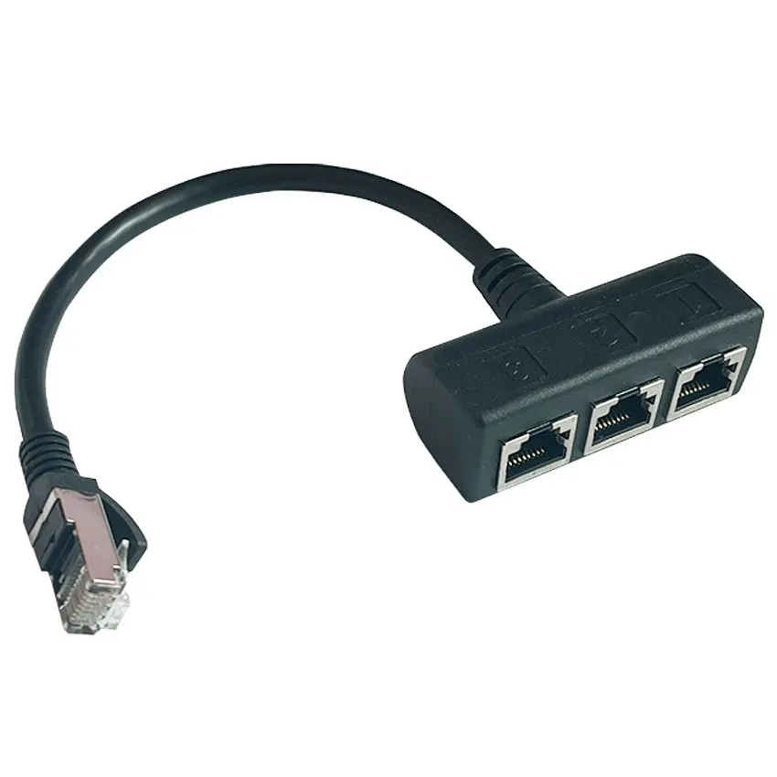 Divisor Ethernet RJ45 1 macho a 2/3 hembra, Cable LAN, Conector de extensión - imagen 5