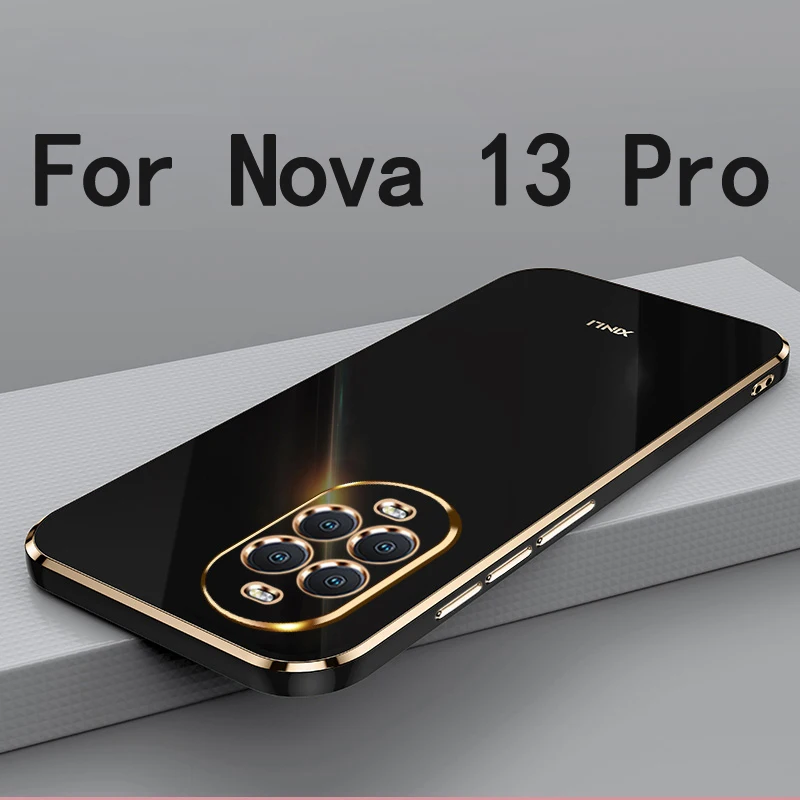Para Huawei Nova 13 Pro funda de alta calidad suave TPU antihuellas protección de cámara funda para Huawei Nova 13 Pro - imagen 2