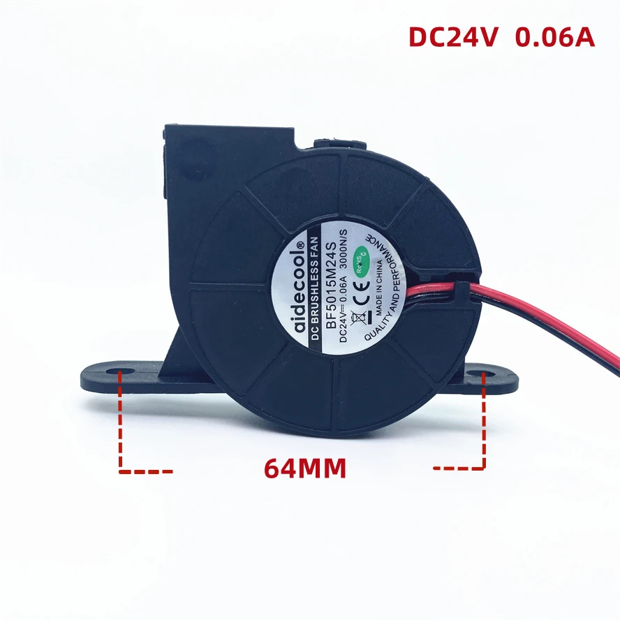 Aidecool-ventilador Industrial BF5015M24S, ventilador humidificador de 2 pines, 24V, 0.06A, 5cm, 5015, 50x50x15mm, Original