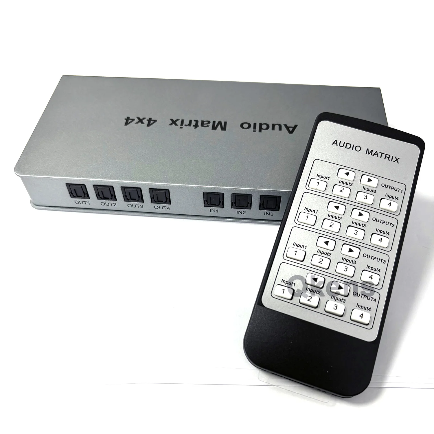 Matriz de Audio 4x4, 4 entradas de fibra de Audio Digital, salida, interruptor libre, divisor, convertidor de Audio, compatible con 5,1 canales DTS Dolby-AC3 LPCM - imagen 2