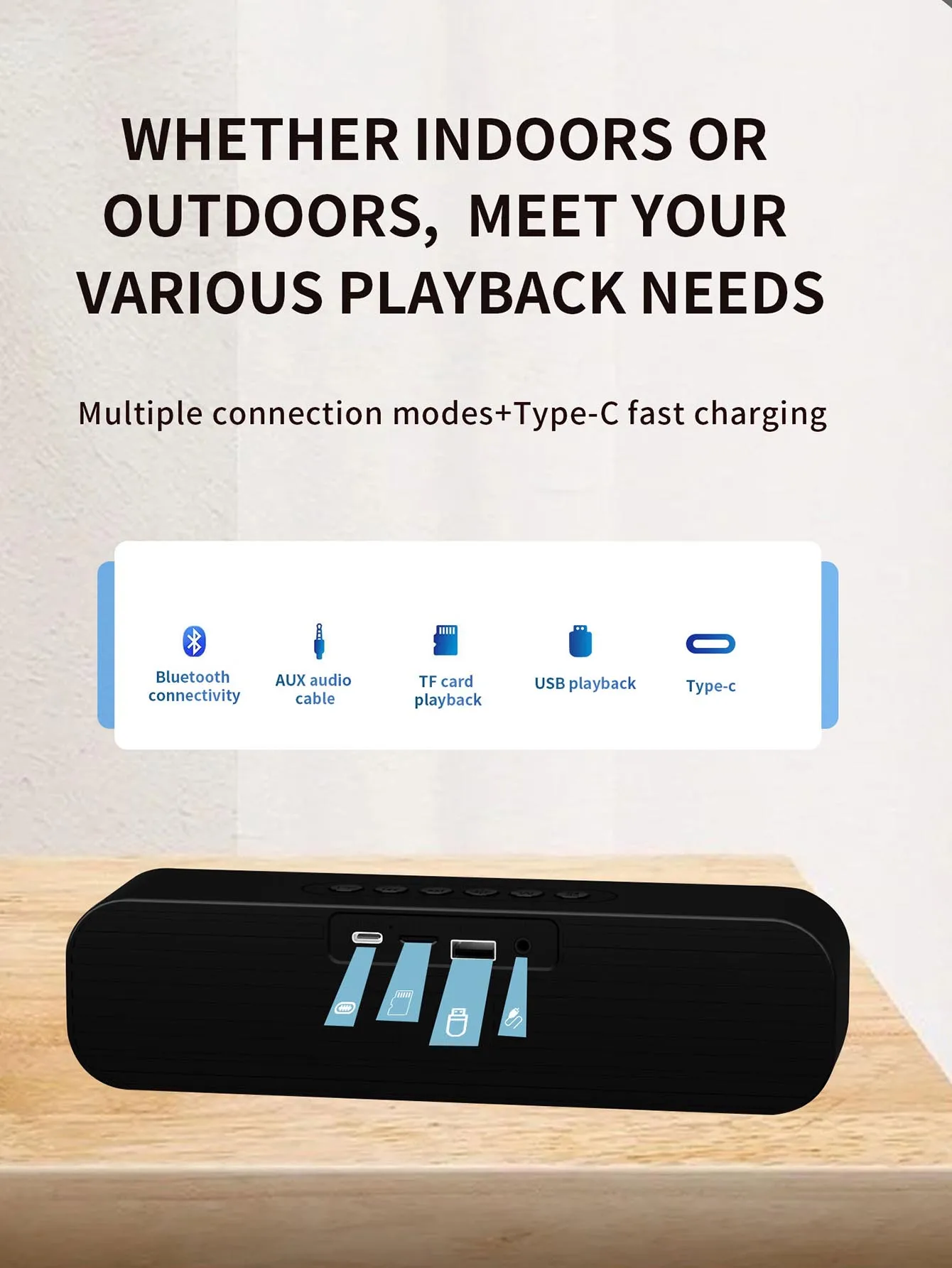 Altavoz Bluetooth con reloj inteligente tres en uno, superficie de espejo LED de alta definición, ajuste de tres niveles, función de radio FM - imagen 2