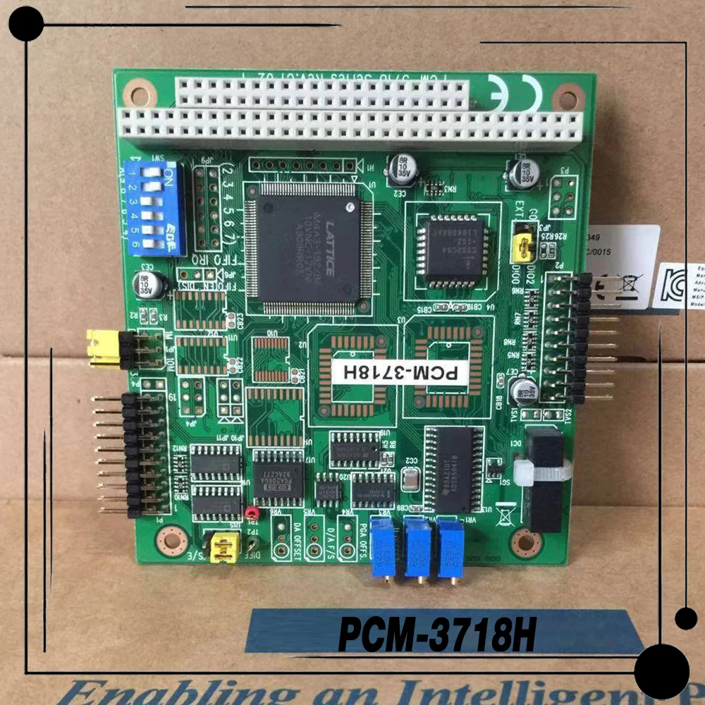 PCM-3718 serie Rev.C1 para tarjeta de interfaz de módulo Advantech tarjeta de captura multifunción PC104 de alta ganancia de 16 bits PCM-3718H - imagen 2