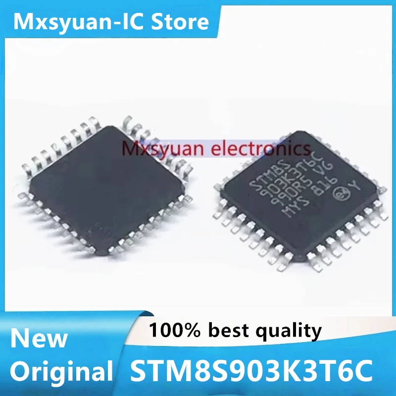¡100% original 10 Uds ~ 100 unids/lote STM8S903K3T6C STM8S 903K3T6 QFP-32 IC en stock! - imagen 2