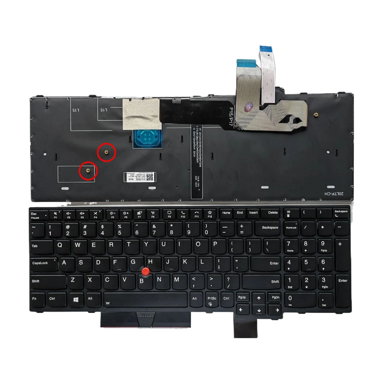 Nuevo teclado retroiluminado en idioma estadounidense para Lenovo Thinkpad T15G GEN2/P15 GEN2/P17 GEN2, teclado de repuesto para Notebook y PC