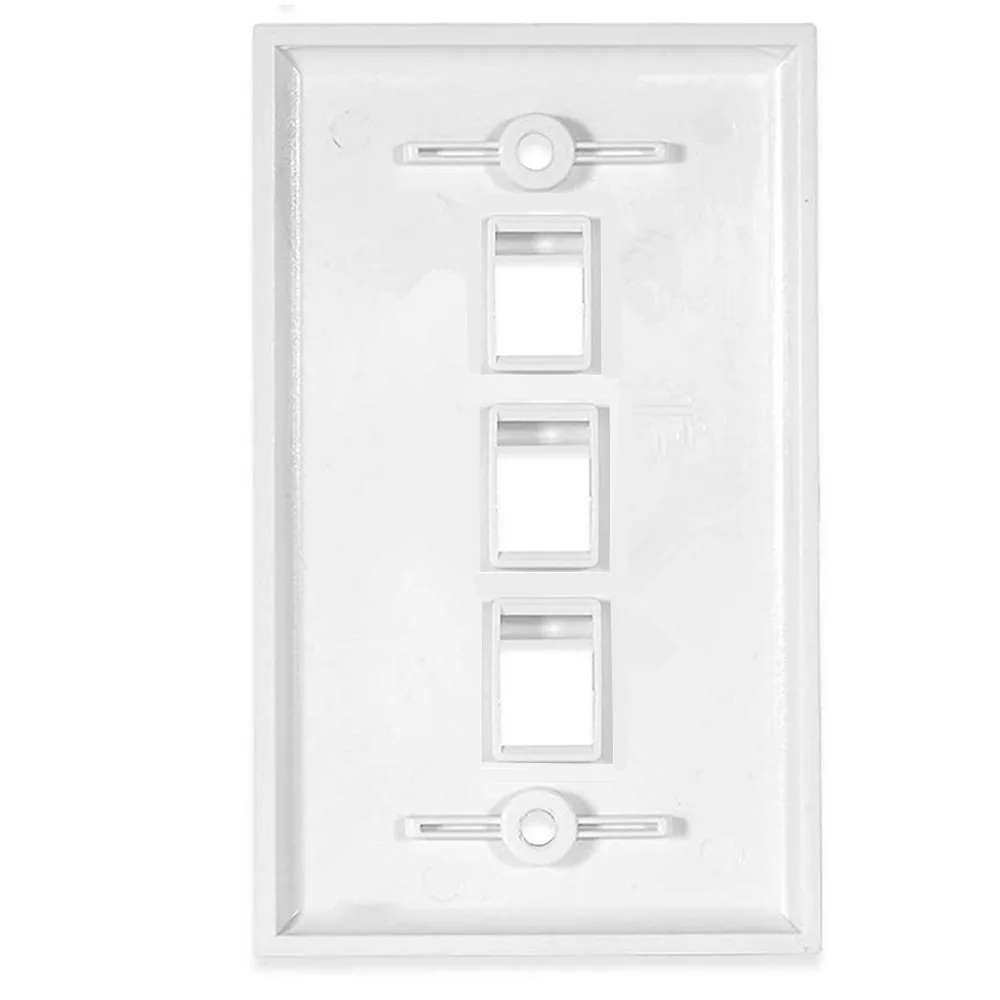 Enchufe extensor de salida, acoplador de Panel frontal de pared de placa hembra a hembra, HDMI, blanco, 1, 2, 3, 4, 6 puertos, nuevo - imagen 4