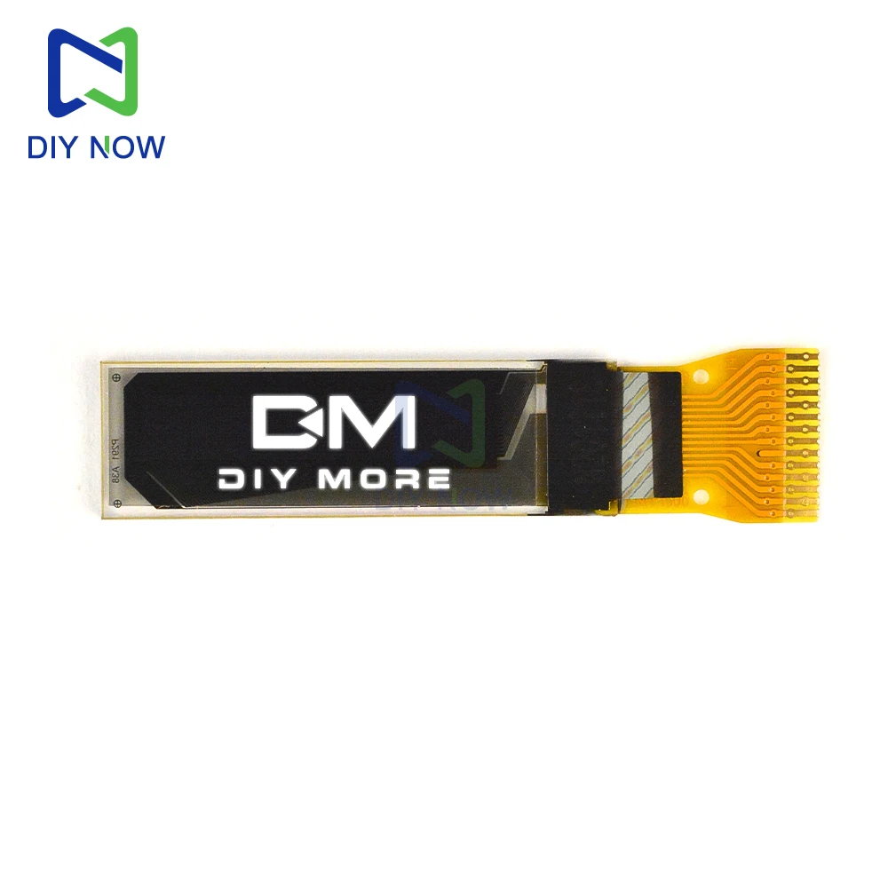 Pantalla LCD OLED de 0,69 pulgadas, resolución de 3,3 V, chip controlador de pantalla 96*16, interfaz SSD1306 SPI/IIC, pantalla blanca monocromática de 14 pines - imagen 2