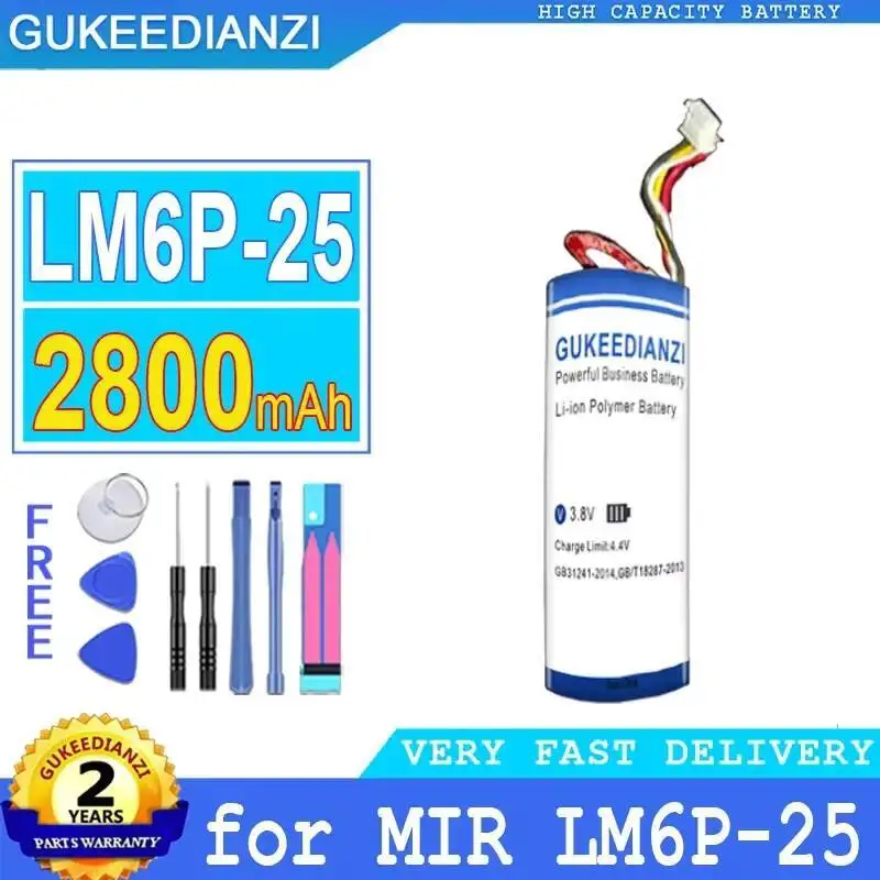 alta compatibilidad de la batería del dispositivo de la imagen termal 2800Mah para el peso ligero de Mir LM6P-25
