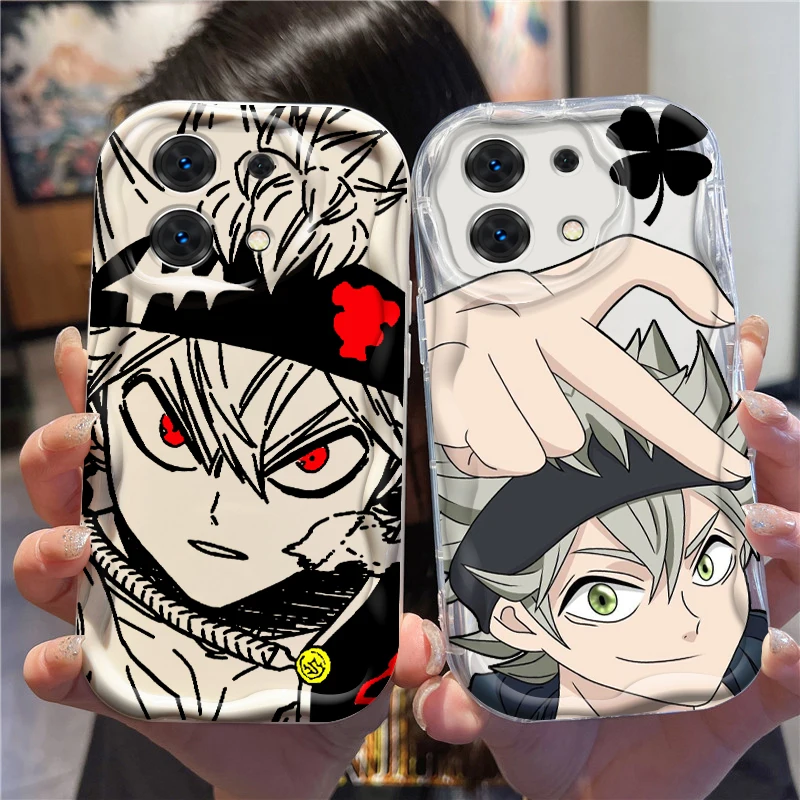 Arte Popular de Anime de clavo negro para Xiaomi Redmi Note 13, 12, 12S, 11S, 11, 10, 9, 8, 10A, 9C, 9T Pro Plus, funda de teléfono con aceite de onda 5G