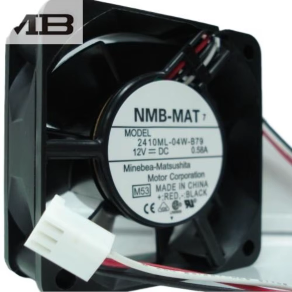 NMB 2410ML – Ventilador Servidor 60mm 12V Silencioso Alta Refrigeración - imagen 3