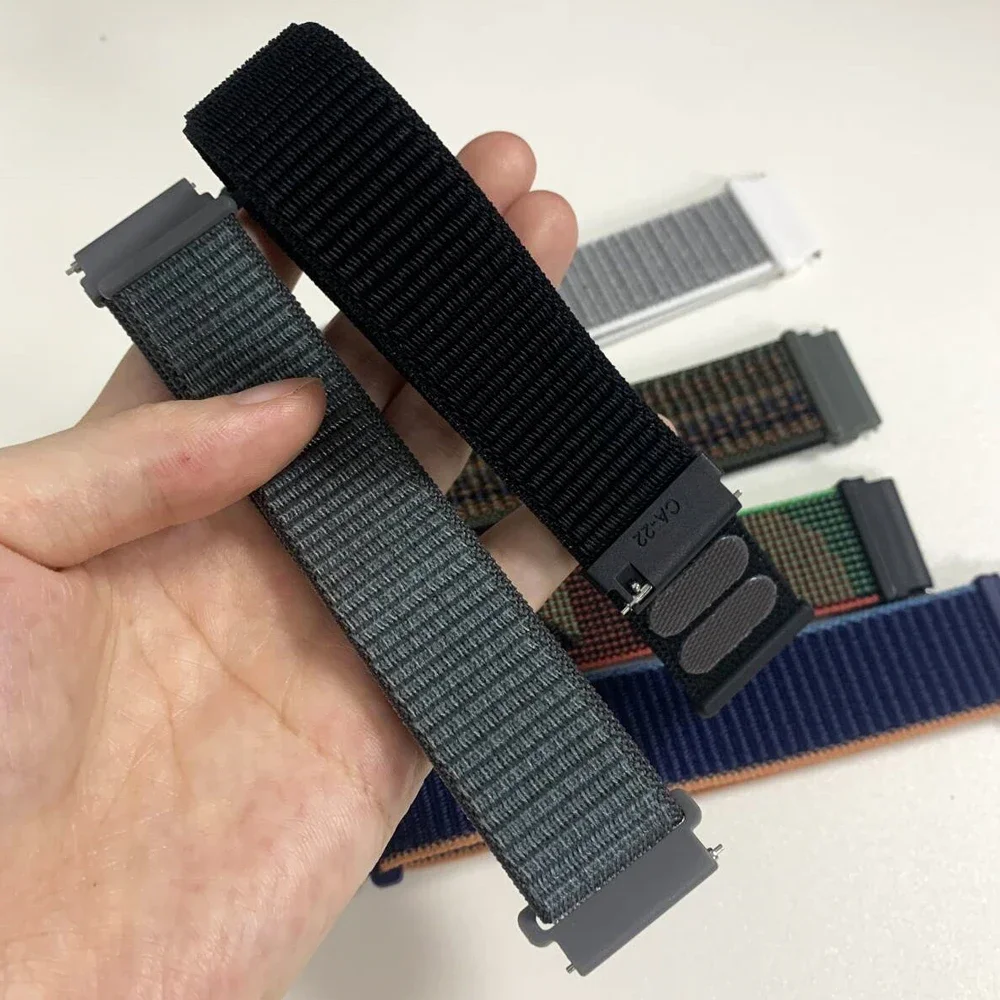 Correa de nailon de 20mm/22mm para HUAWEI WATCH GT6 Pro GT 5 4 46mm GT3 2 42mm correa para Garmin Venu 4 3 Sq 2 Vivoactive 4 pulsera deportiva - imagen 2