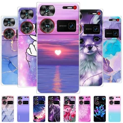 ZTE Nubia Z60 Ultra Funda Silicona Suave Transparente Antigolpes