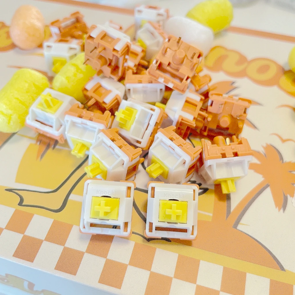 HMX Duckduck Switch 3,5 4,0 viaje 5Pin lineal HIFI para accesorios de teclado mecánico fábrica lubricación fina KNOCK Studio - imagen 3