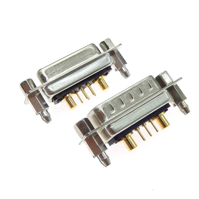 7W2 cabeza hembra cabeza masculina arpón aguja sólida chapado en oro placa de soldadura de inserción recta vertical base femenina 5 + 2 mezcla alta cur - imagen 4