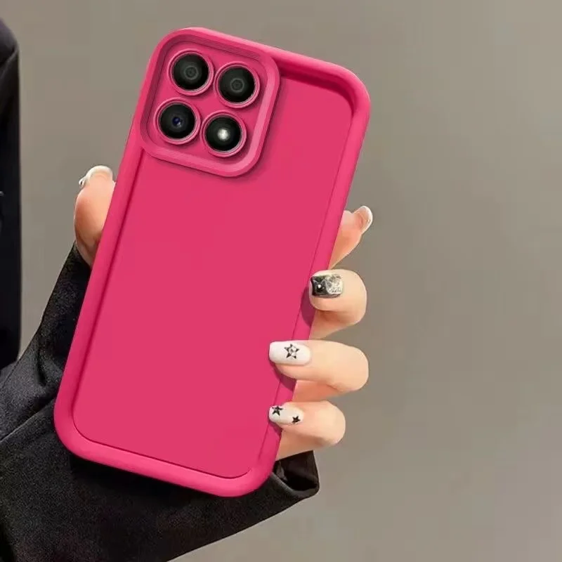 Funda de silicona para lente de cámara de color sólido para Xiaomi POCO X6 Pro 5G Funda contraportada - imagen 4