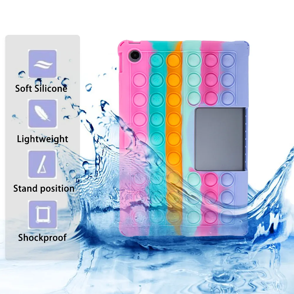 Funda para tableta iPad para niños Lenovo Xiaoxin Pad Studio 11,5 Tab Plus 11,5 pulgadas TB351FU soporte suave cubierta protectora de juguete Pop - imagen 3