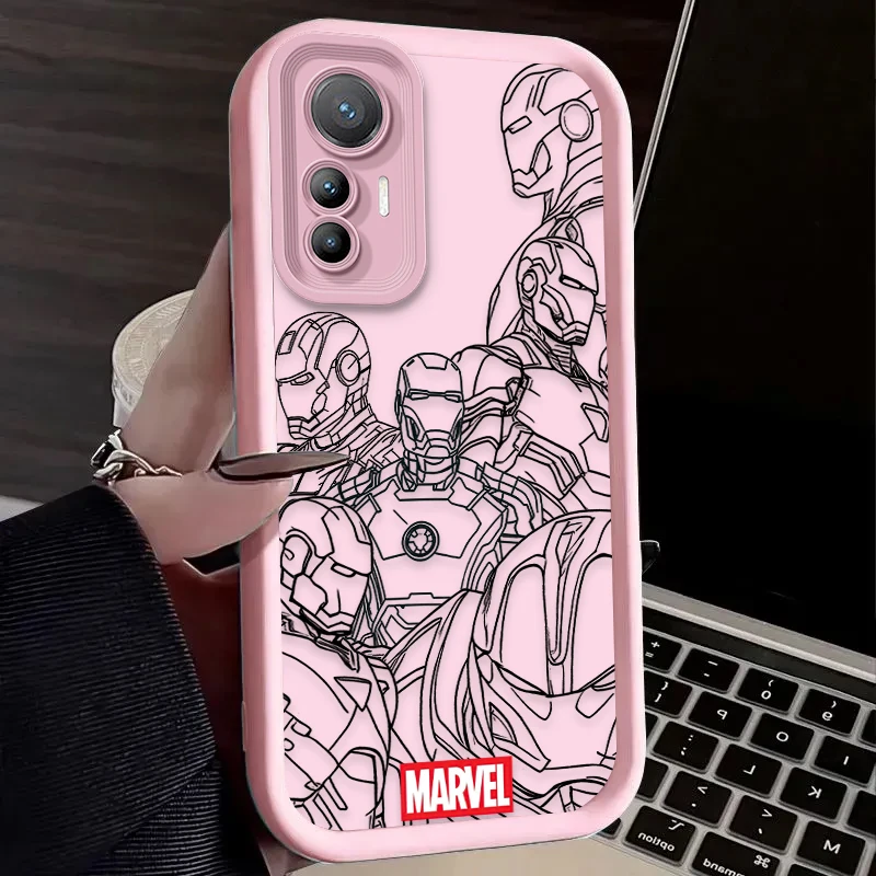 Funda Hero Iron Spider Man para Xiaomi Poco X7 X6 X5 X3 NFC F7 F6 F5 F3 M7 M6 Pro 4G 5G Mi 12 11 Lite NE 5G 13T 12T 11T 14T Pro - imagen 5