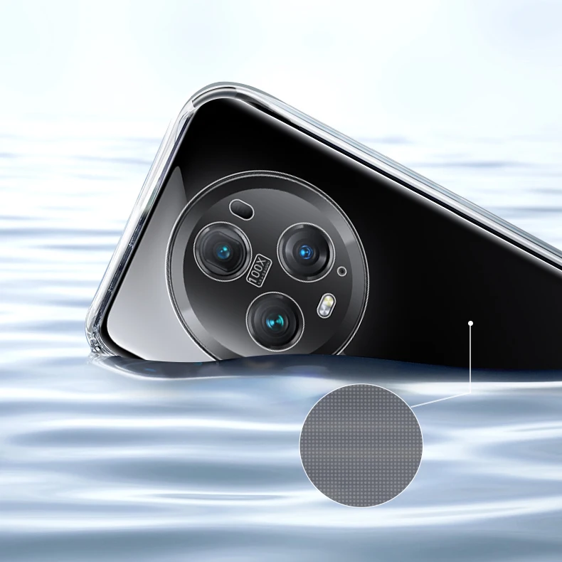 Funda de teléfono FINA Original para Huawei Honor Magic5 Magic 5 Pro Lite 5Pro 5Lite 5G, protección de cámara de sílice transparente y suave, cubierta de lujo - imagen 3