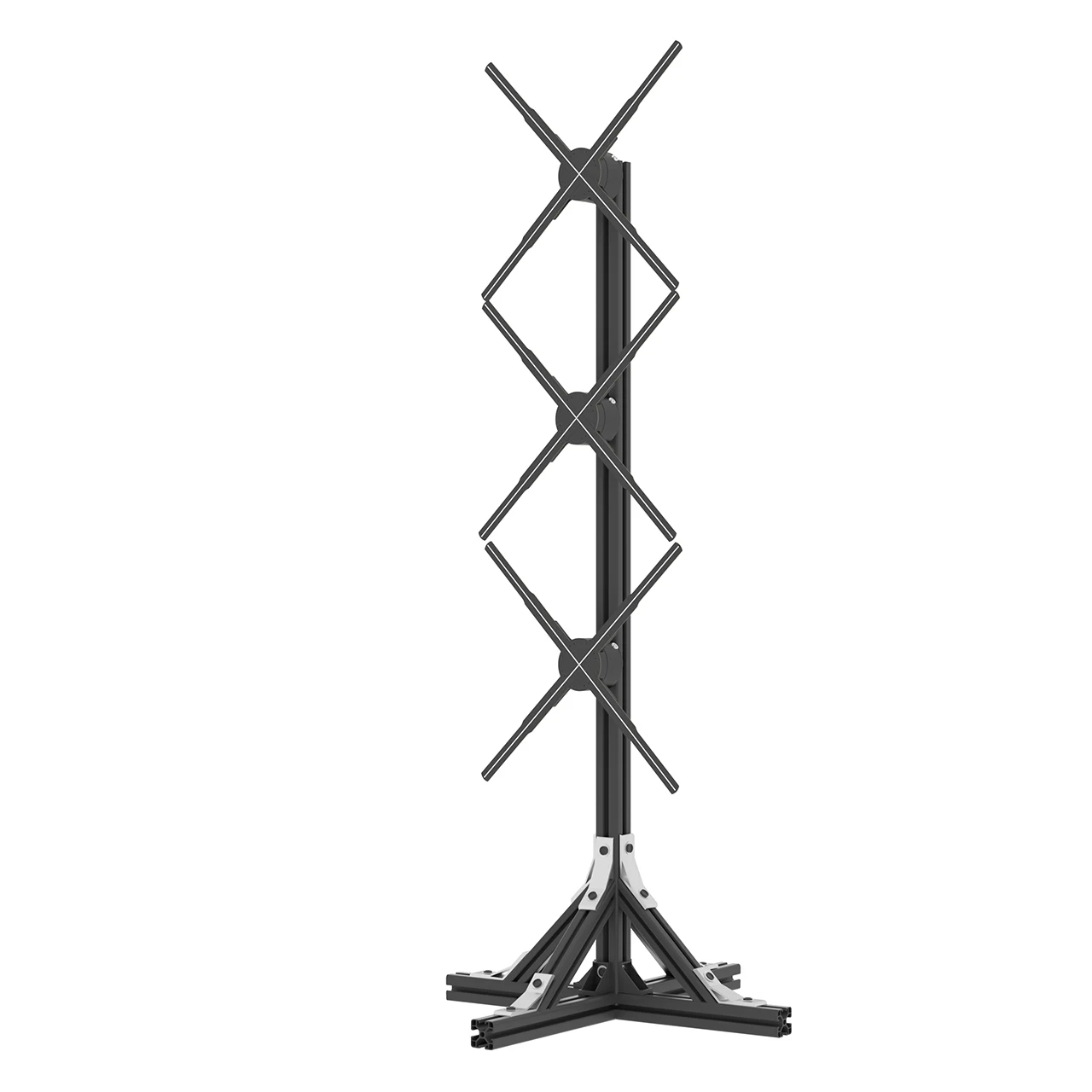 Tamaño completo 3D Otros equipos de publicidad Empalmando ventilador LED Video Pared Proyector holográfico Ventilador holográfico 3D - imagen 3