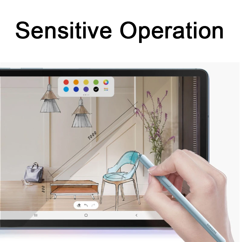 Mate Dibujo escritura Película Papel Sketch Sense para Samsung Galaxy Tab S6 Lite 10.4 pulgadas SM-P610 P615 P613 P619 Protector de pantalla de escritura Antirreflejo Antimanchas Impermeable antihuellas - imagen 5
