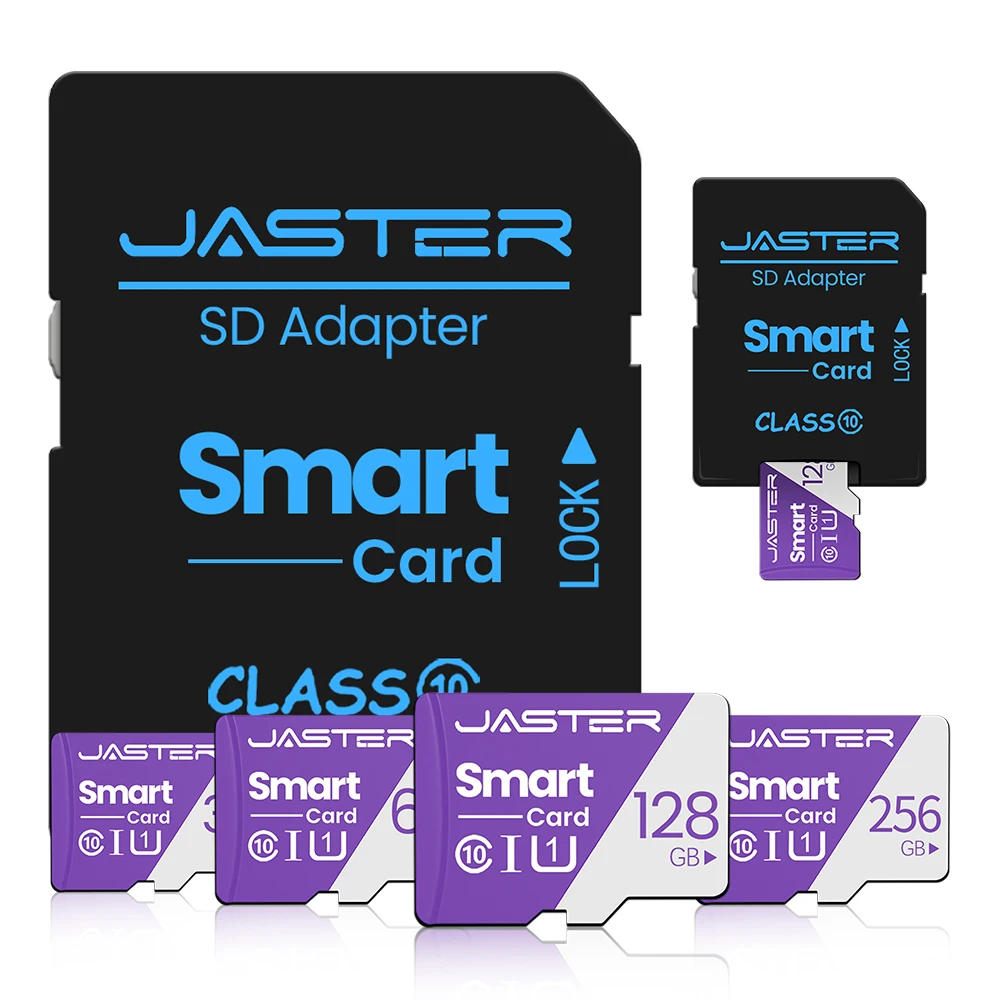 Tarjeta de memoria JASTER, 256GB, 128GB, Mini tarjeta TF de alta velocidad C10 U1 A1 para Dron, dispositivo de vigilancia de Audio, tarjeta SD de 64GB, más dispositivos - imagen 5