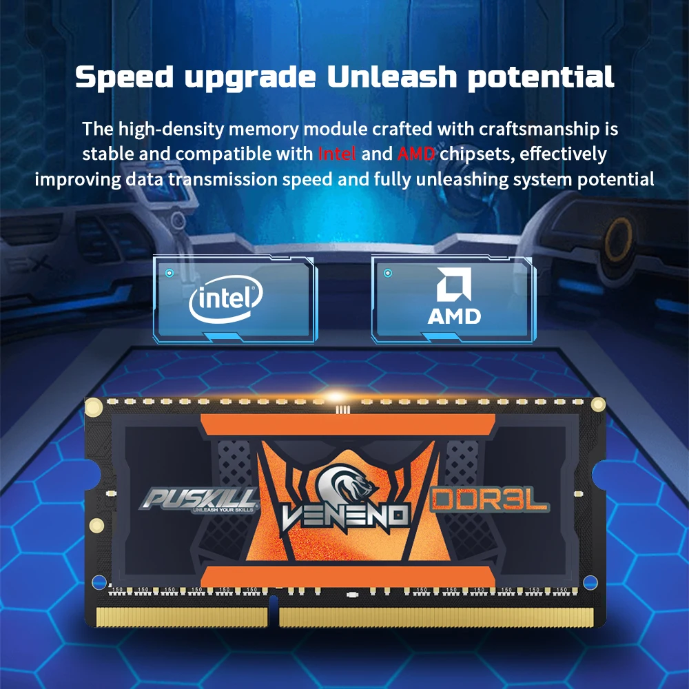 PUSKILL Memoria Ram Notebook DDR4 DDR3L 16GB 8GB 4GB 32GB 3200 2666 2400 1600 1333 Memoria para computadora portátil Sodimm - imagen 4