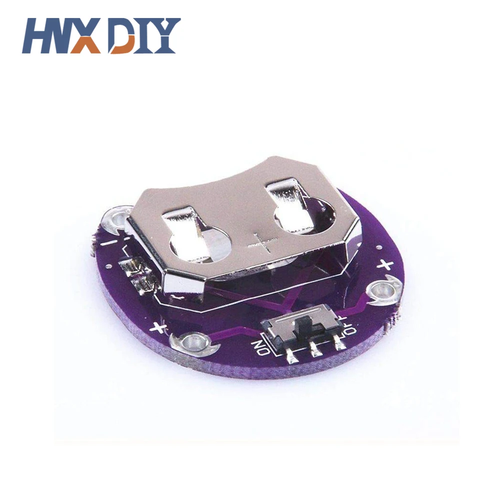 Soporte de batería de celda de moneda LilyPad, módulo de montaje de batería CR2032, 10 piezas - imagen 3