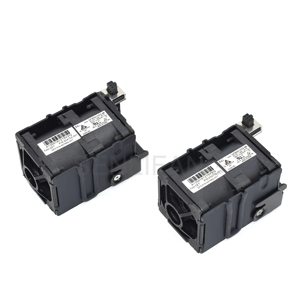 Ventilador de refrigeración para HP Proliant DL360p DL360e G8 Gen8 Server 732136-001 654752-001 697183-003 697183-001 12V GFM0412SS 2 piezas - imagen 4