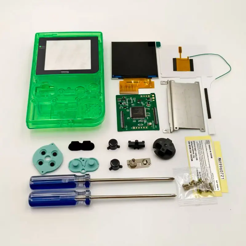 GBP LCD Fácil de instalar 2,6 "IPS de tamaño completo LCD de alto brillo Con destornillador de carcasa de alta calidad para gameboy de bolsillo - imagen 5