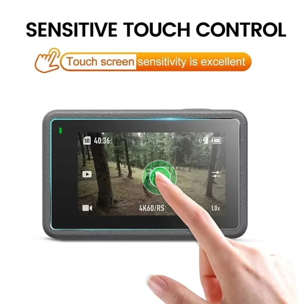 Para DJI Osmo Action 5 Pro 4 3 Protector de pantalla película de vidrio templado tapa de cubierta de lente para DJI Action 5Pro accesorios Protector de lente - imagen 5