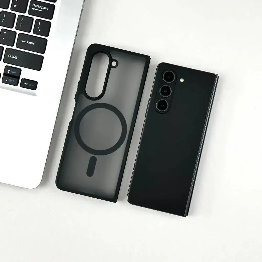 Funda magnética transparente para Samsung Galaxy Z Fold 7, Funda de carga inalámbrica, Funda ultrafina para Samsung Z Fold 6 fold5 - imagen 3