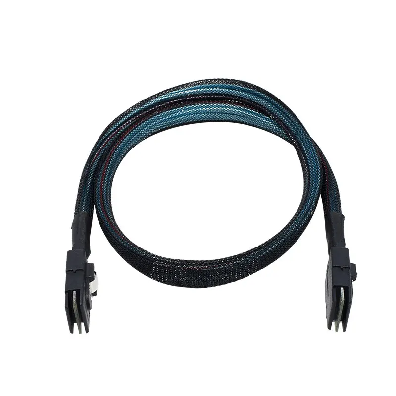 Cable SAS SATA Mini-SAS SFF-8087 a SFF-8087 Cable Mini SAS SFF8087 36P 7P Cable 12Gbps 50/60/70/80/1cm datos de disco duro - imagen 2